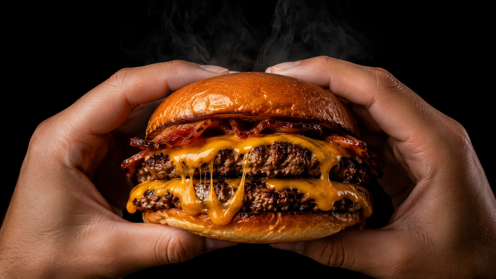 Hamburguesa Crush Club lista para comer